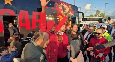 Galatasaray'a coşkulu karşılama