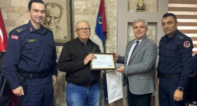 Jandarmaya tarla bağışı