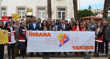 'Kadına şiddete hayır diyoruz'