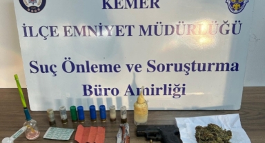 Kemer'de uyuşturucu operasyonu
