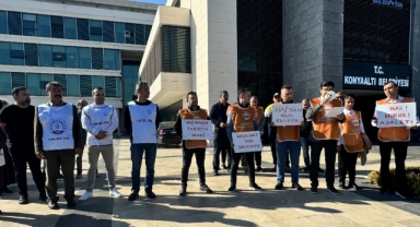 Konyaaltı Belediyesi yönetimi protesto edildi