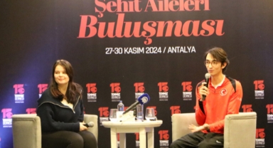 Mete Gazoz şehit aileleriyle bir araya geldi