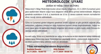 Meteoroloji'den fırtına uyarısı