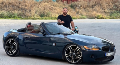 Oto yıkamacı otomobiliyle drift atmış