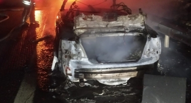 Otomobil kullanılamaz hale geldi