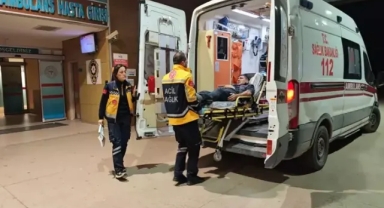 Otomobilin çarptığı bisiklet sürücüsü yaralandı