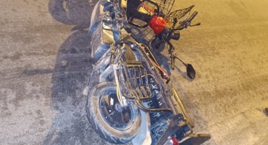 Otomobille çarpışan motosikletin sürücüsü öldü