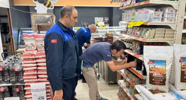 Serik'te market denetimi