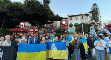 Ukraynalılar’dan savaş protestosu