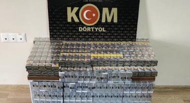1168 paket kaçak sigara ele geçirildi