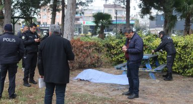 Bankın yanında ölü bulundu