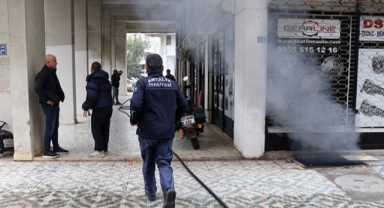 Bodrumda çıkan yangın söndürüldü