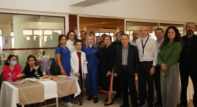 Engelli çalışanlarla buluştu
