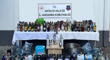 Jandarmadan sahte alkol operasyonu