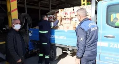 Kamyonetten 4 bin 700 şişe kaçak ketçap mayonez çıktı