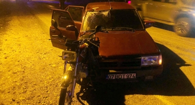Otomobille çarpıştı, hayatını kaybetti