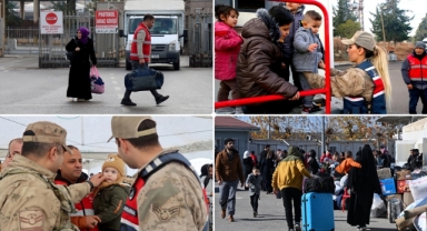 Suriyeliler ülkelerine dönüyor