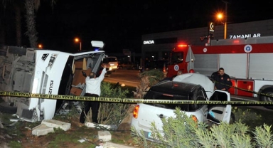 Trafikte sıkıştırıldı, cezayı kendi aldı