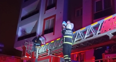 Yangın panik yarattı