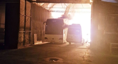 Yangında hayatını kaybetti