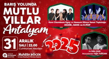 Yeni yıla coşkulu karşılama