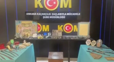 1,5 milyon TL değerinde 243 tarihi eser ele geçirildi