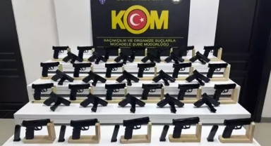40 ruhsatsız tabanca ele geçirildi