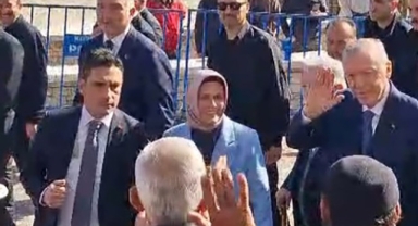Erdoğan’ı görünce büyük heyecan yaptı
