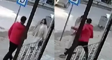 Kaldırımda yürüyen kadını yumruklayan şüpheli tutuklandı