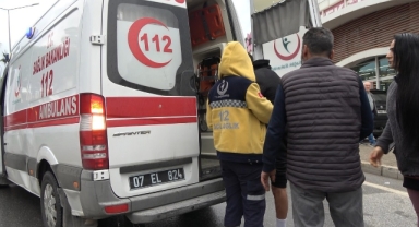 Kazada motosikletli yaralandı