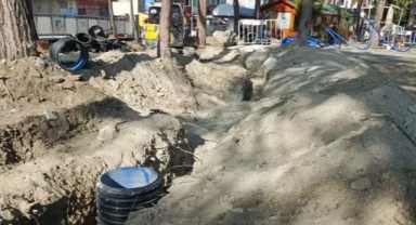 Kazıda bulunan kemikler çıkarıldı