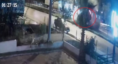 Kontrolünü kaybetti refüjdeki ağaca çarptı