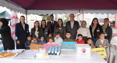 Minik yüreklerden Burçe bebeğe destek