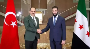 MİT Başkanı İbrahim Kalın, Şam’da Ahmed Şara ile görüştü