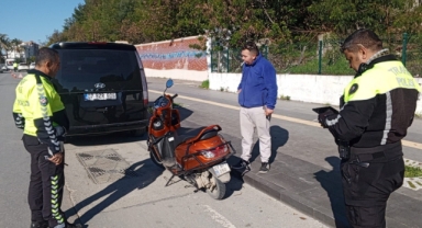 Motosikletliler kaçamadı