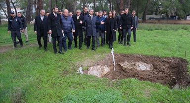 Selçuklu Av Köşkü'nü gezdi