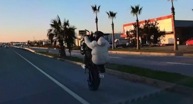 Tehlikeli motosiklet sürüşü
