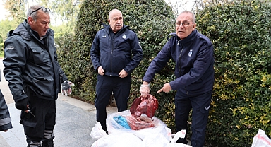 1,5 ton ciğer imha edildi