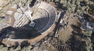 Antik kentte çömlek çalışması yapıldı