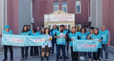 Diş hekimleri iş bıraktı