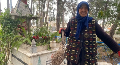 Güzelyurt Mezarlığı’nın gönüllü emekçisi