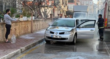 Hortumla söndürme çalışması