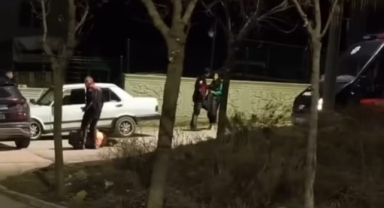 Kaçarken polis aracına çarptı