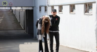 Kadın görünümlü erkek torbacı tutuklandı