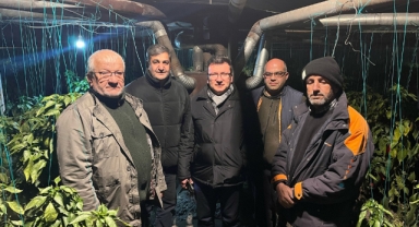 Kaymakam Şahin'den çiftçilere ziyaret