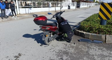 Kaza yapan motosikletliye ceza