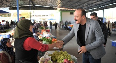 Kotan esnaf ziyaretlerine devam ediyor