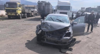 Otomobille çarpışan aracın sürücüsü öldü