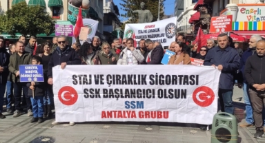 Staj ve çıraklık mağdurları isyanda