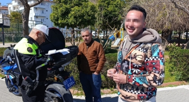 5'inci kez kasksız yakalandı.. Ehliyeti 2 ay iptal edildi